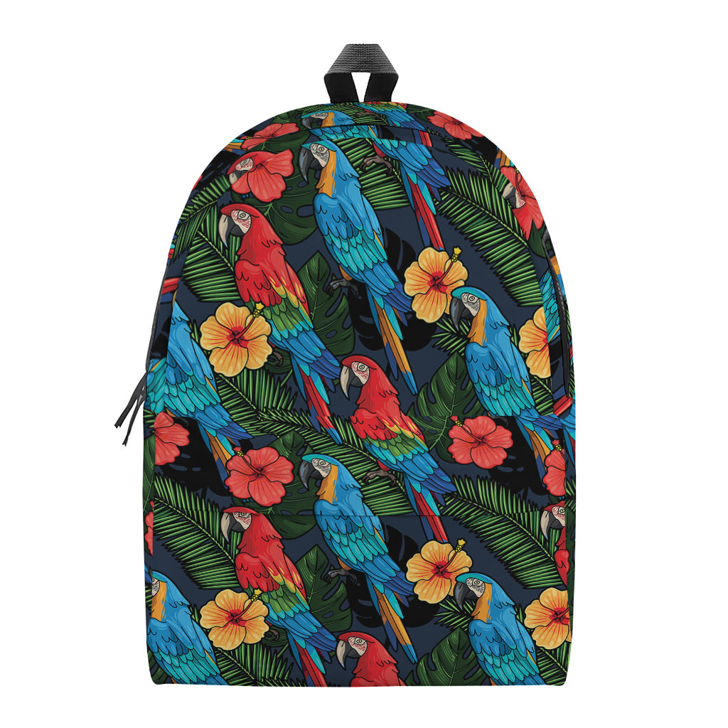Macaw Parrot Pattern Print Backpack