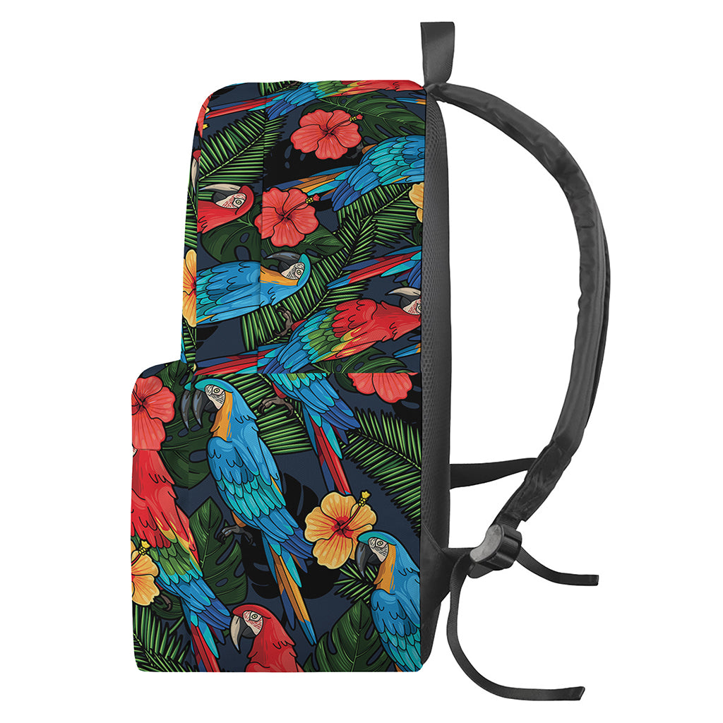 Macaw Parrot Pattern Print Backpack