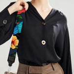 Macaw Parrot Pattern Print Bag Strap