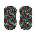 Macaw Parrot Pattern Print Bar Stool Covers