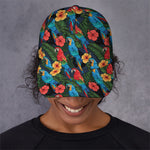 Macaw Parrot Pattern Print Baseball Cap