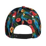 Macaw Parrot Pattern Print Baseball Cap