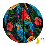 Macaw Parrot Pattern Print Basketball