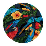 Macaw Parrot Pattern Print Basketball