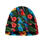 Macaw Parrot Pattern Print Beanie