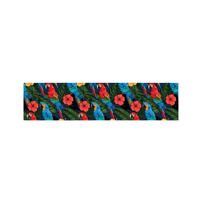 Macaw Parrot Pattern Print Bed Runner