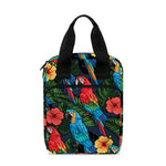 Macaw Parrot Pattern Print Bible Tote Bag