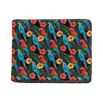 Macaw Parrot Pattern Print Bifold Wallet