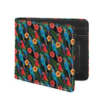 Macaw Parrot Pattern Print Bifold Wallet