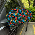 Macaw Parrot Pattern Print Car Side Mirror Covers