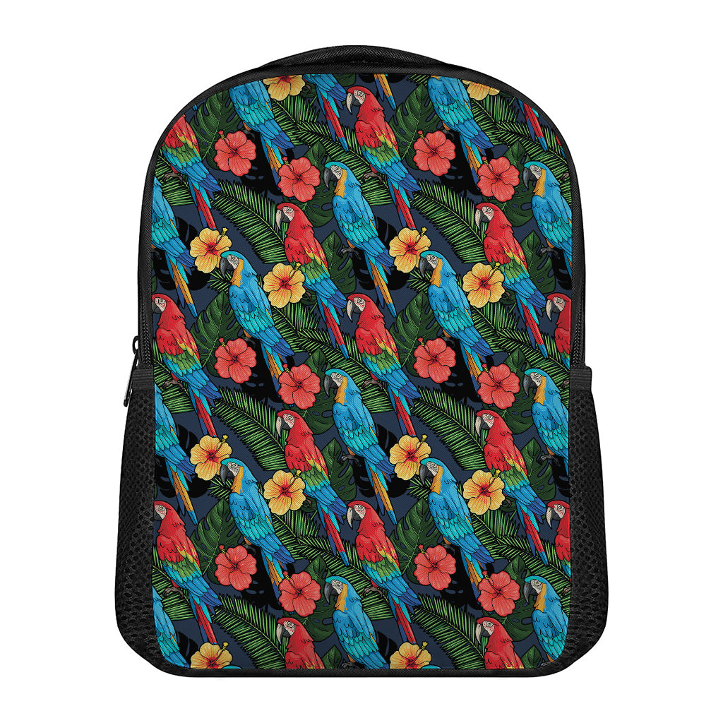 Macaw Parrot Pattern Print Casual Backpack