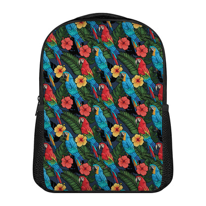 Macaw Parrot Pattern Print Casual Backpack