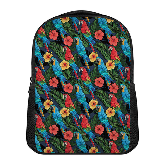 Macaw Parrot Pattern Print Casual Backpack