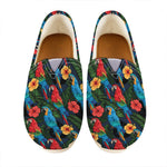 Macaw Parrot Pattern Print Casual Shoes