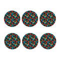 Macaw Parrot Pattern Print Coaster Set