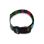 Macaw Parrot Pattern Print Dog Collar