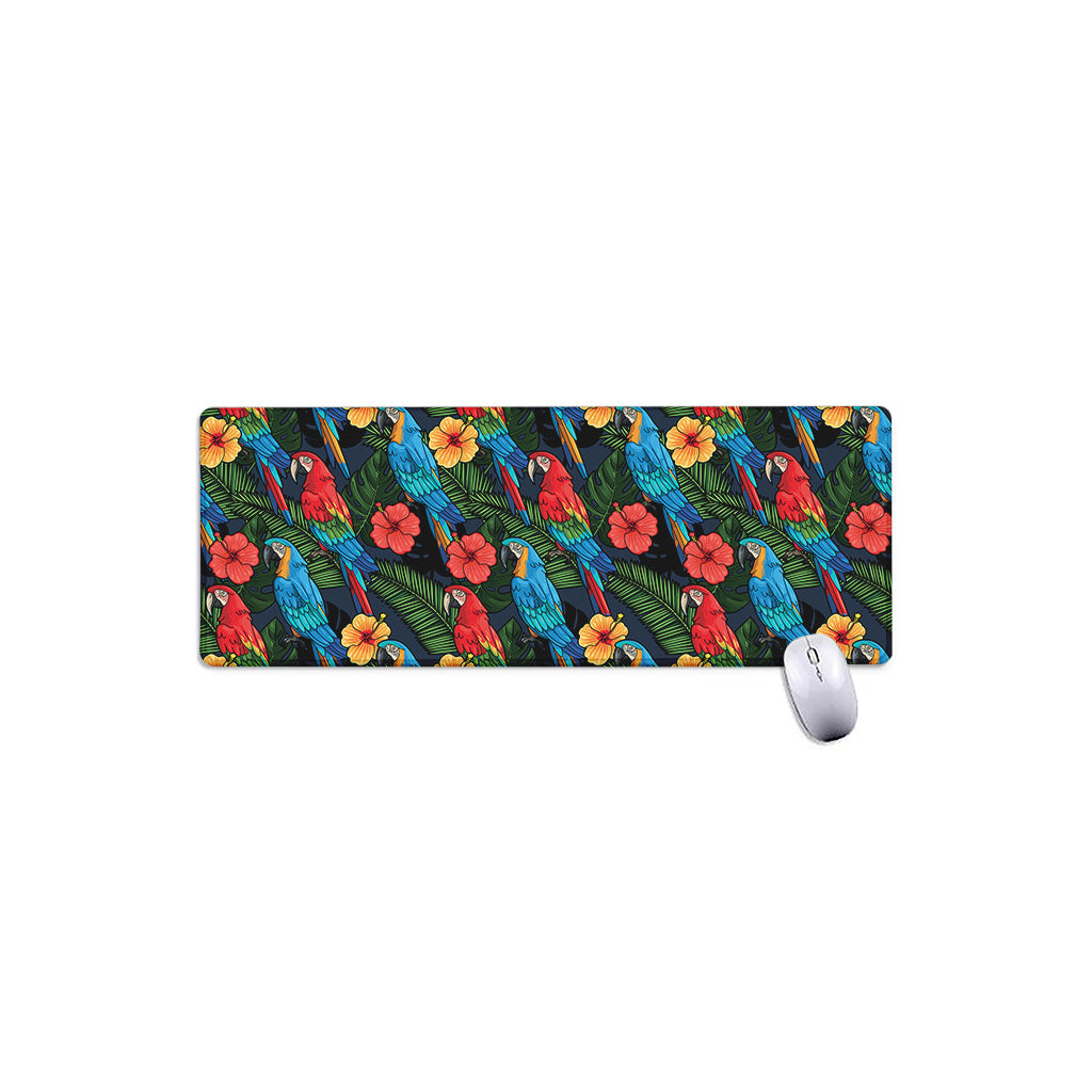Macaw Parrot Pattern Print Extended Mouse Pad