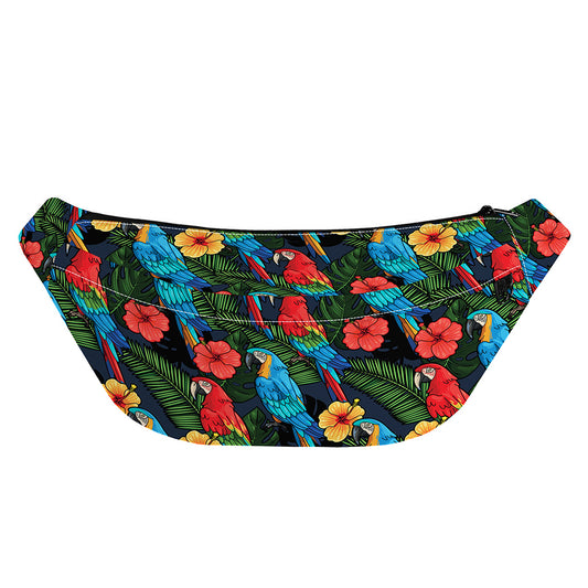 Macaw Parrot Pattern Print Fanny Pack