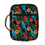 Macaw Parrot Pattern Print Front Pocket Bible Bag