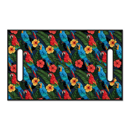 Macaw Parrot Pattern Print Golf Cart Seat Cover
