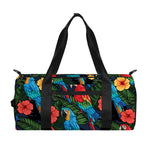 Macaw Parrot Pattern Print Gym Bag