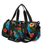 Macaw Parrot Pattern Print Gym Bag