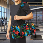 Macaw Parrot Pattern Print Gym Bag