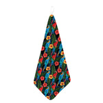 Macaw Parrot Pattern Print Hand Towel