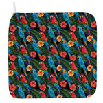 Macaw Parrot Pattern Print Hand Towel
