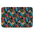 Macaw Parrot Pattern Print Indoor Door Mat