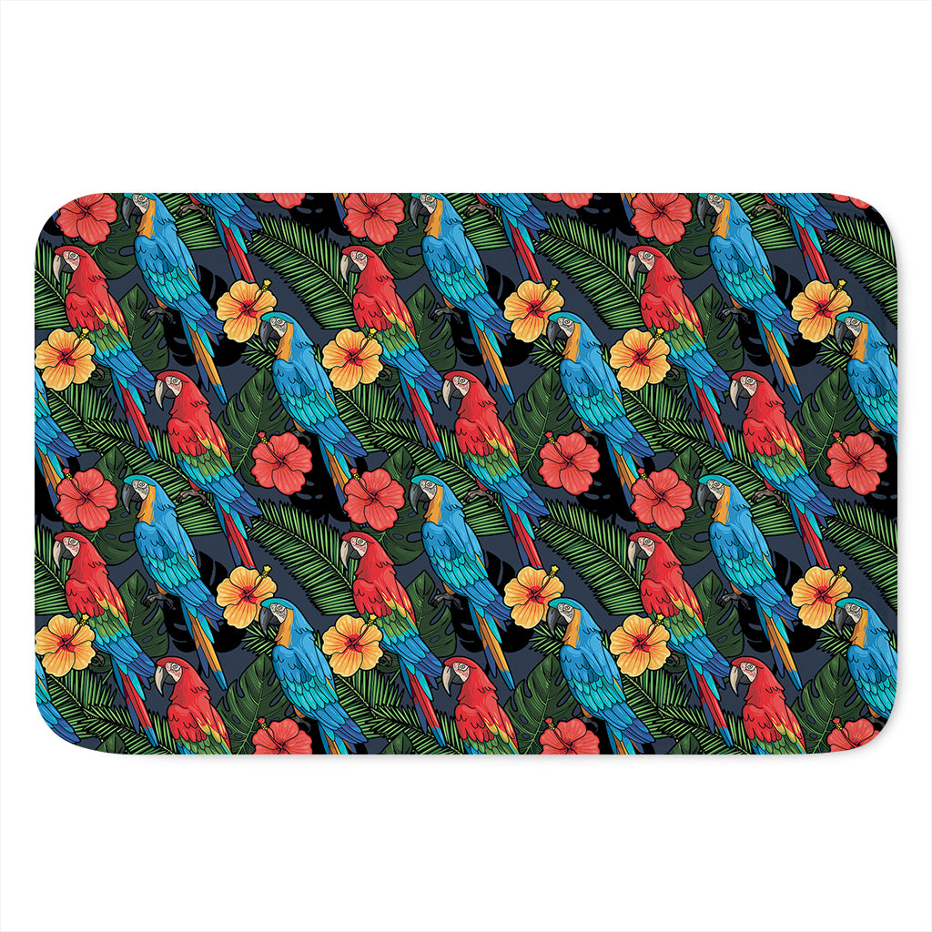 Macaw Parrot Pattern Print Indoor Door Mat