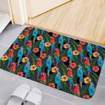Macaw Parrot Pattern Print Indoor Door Mat