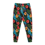 Macaw Parrot Pattern Print Jogger Pants