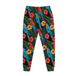 Macaw Parrot Pattern Print Jogger Pants