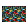 Macaw Parrot Pattern Print Kitchen Mat