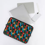 Macaw Parrot Pattern Print Laptop Sleeve