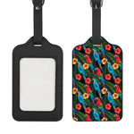 Macaw Parrot Pattern Print Luggage Tag
