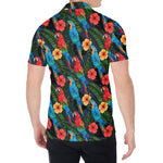 Macaw Parrot Pattern Print Men's Shirt