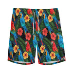 Macaw Parrot Pattern Print Men's Sports Shorts