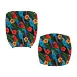 Macaw Parrot Pattern Print Office Chair Cover