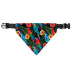 Macaw Parrot Pattern Print Over The Collar Dog Bandana