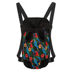 Macaw Parrot Pattern Print Pet Carrier Backpack