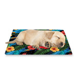 Macaw Parrot Pattern Print Pet Cooling Mat Cover
