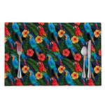 Macaw Parrot Pattern Print Placemat