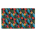 Macaw Parrot Pattern Print Polyester Doormat