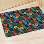 Macaw Parrot Pattern Print Polyester Doormat