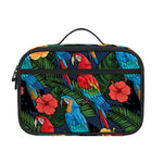 Macaw Parrot Pattern Print Portable Lunch Bag