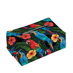 Macaw Parrot Pattern Print Rectangle Tissue Box Cover
