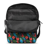 Macaw Parrot Pattern Print Rectangular Crossbody Bag