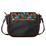 Macaw Parrot Pattern Print Saddle Bag